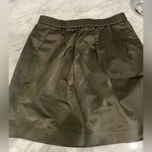 Madewell satin mini skirt
